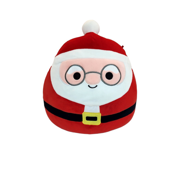 Squishmallow 12” Santa Claus Nick with Glasses 2020 Kellytoy Plush Christmas - Picture 1 of 10